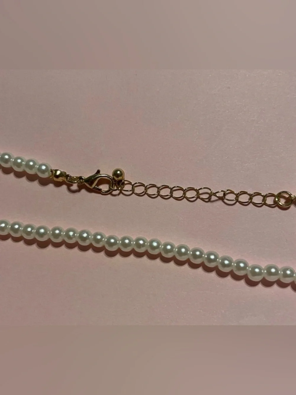 Costume Faux Pearl Necklace #9367